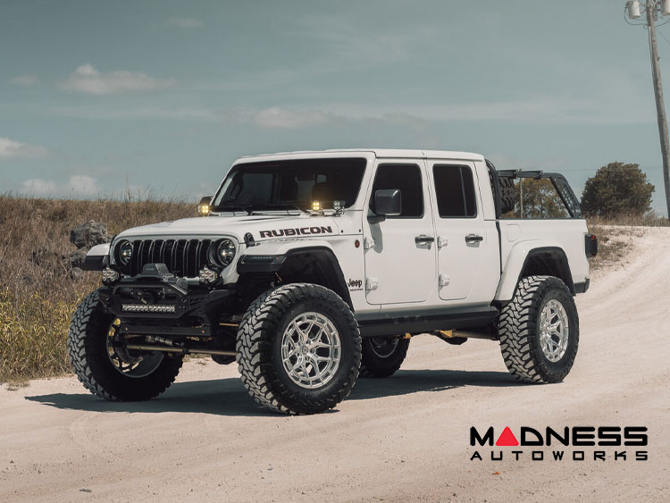 Jeep Gladiator Custom Wheels - HFX-1 by Vossen - Polished Silver